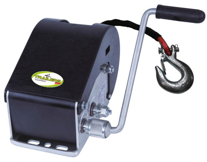 Treuil de halage TRAILERS EQUIPEMENT auto freiné - charge max 3600 kg - Avec corde synthétique 10m