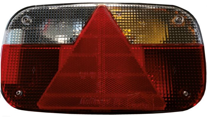 Feu De Recul Droite Pour Remorque Cartrend Multipoint 12V - Avec Catadioptre Intégré - Connexion Baïonnette - Certification E9 - 6