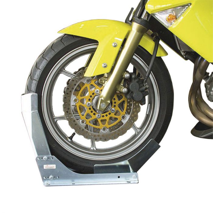 Bloque roue avant compact pour moto