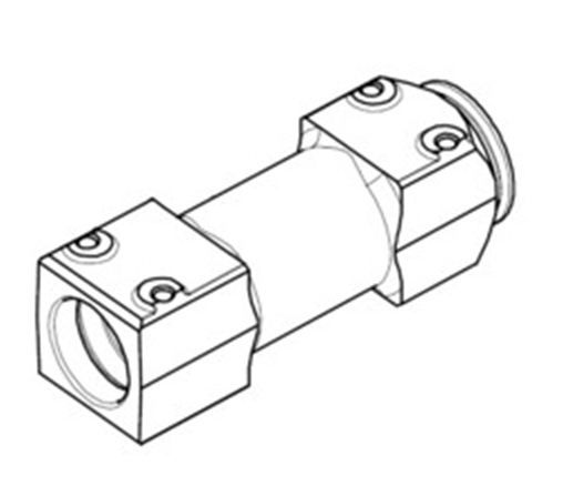 Palier guide nu pour tete KNOTT - Corps d'attache carré - Type KR35HV / KHV35 - 3500Kg 