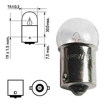 Ampoule graisseur pour feu de remorque - 12 volts 10 watts