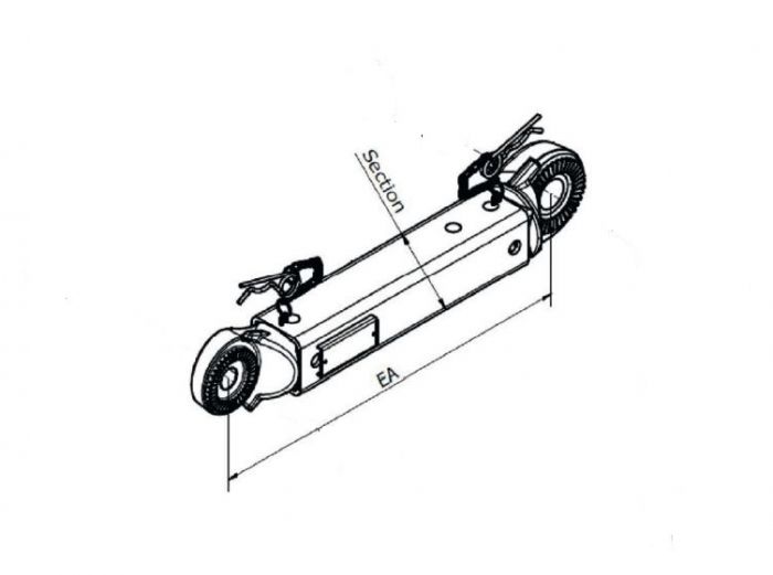 Bras intermédiaires pour tête KNOTT AUTOFLEX AHV25