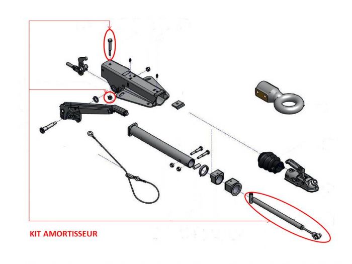 Amortisseur de tête ALKO 2.8VB/1