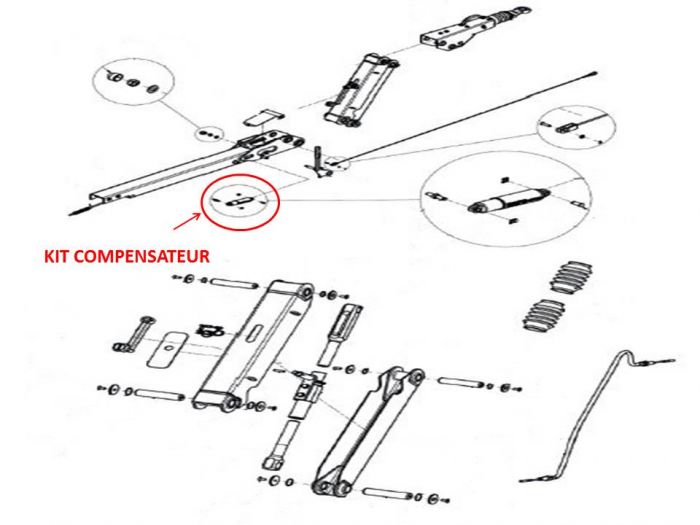 Kit compensateur - Tête KNOTT KHD15