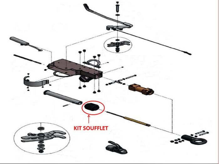 Soufflet de tete KNOTT AHV20