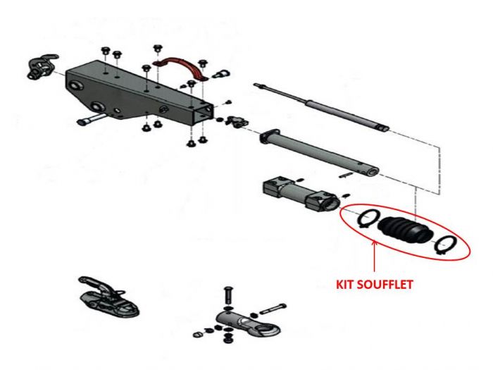 Soufflet de tete KNOTT KHD15