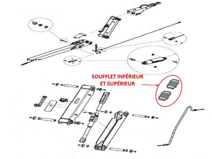 Soufflet inférieur / supérieur KNOTT KHD15 