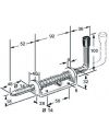 Targette de remorque, grand modèle - 92 x 41 mm - Entraxe de fixation 50 x 30 mm