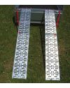 2 Rampes Aluminium pliables  2.27 mètres - 450kg