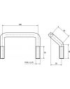 Etrier de sanglage M12 x 1.75