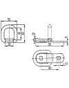 Anneau d'arrimage - À boulonner - 10mm 