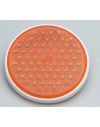 Catadioptre Autocollant - Rond diamètre 57mm - Coloris orange