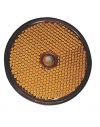 Catadioptre rond diam 60 orange à visser ou à coller
