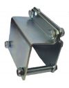 Support de collier pour roue jockey - Pour timon droit 40-50-60 mm