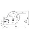 Treuil de halage AL-KO 500 BASIC non freiné manivelle amovible - Avec sangle de halage 7 m