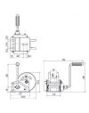 Treuil de halage TRAILERS EQUIPEMENT auto freiné - charge max. 2950 kg - Avec câble 10 m