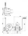 Treuil de halage TRAILERS EQUIPEMENT auto freiné - charge max.4100 kg - Avec câble 10 m