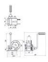 Treuil de halage TRAILERS EQUIPEMENT auto freiné - charge max.1750 kg - Avec sangle 8 m