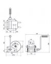 Treuil de halage TRAILERS EQUIPEMENT auto freiné - charge max.2950 kg - Avec sangle 8 m