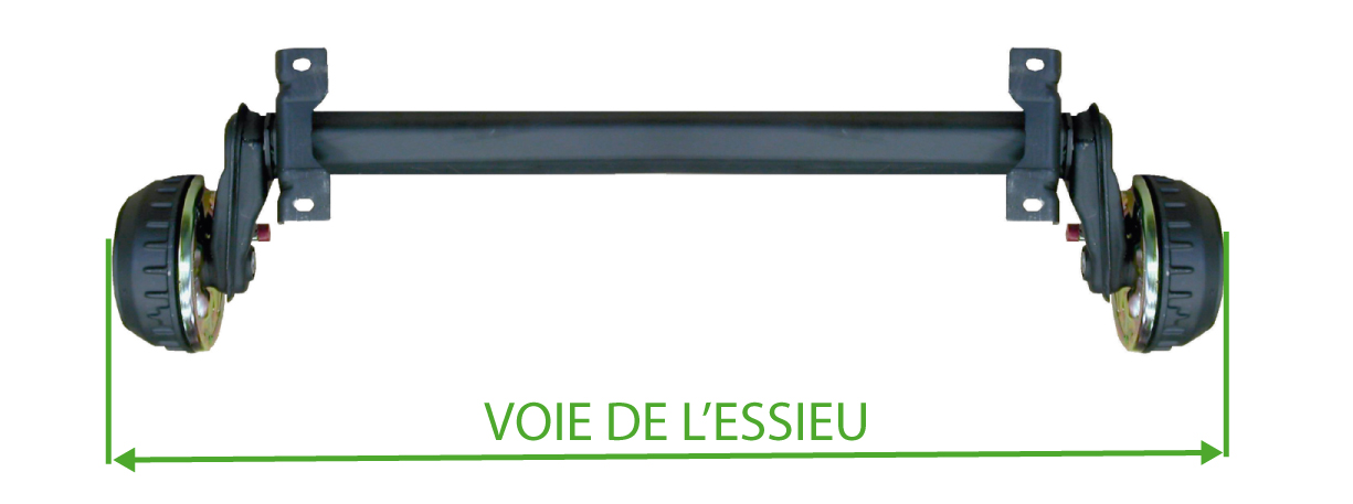 Voie de l'essieu